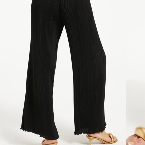 NWT Good American Always Fits Plissé Pants - Picture 5 of 6